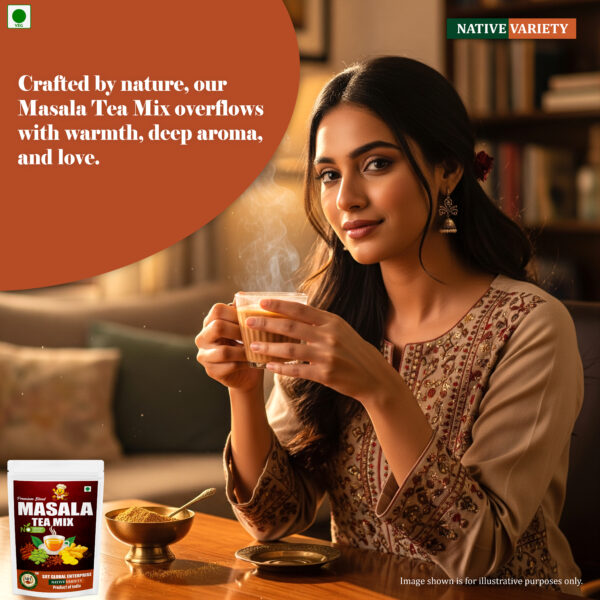 masala tea mix powder 100 g | everyday indian chai spice with dry ginger & cardamom – fresh & aromatic
