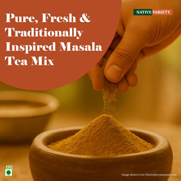 masala tea mix powder 100 g | everyday indian chai spice with dry ginger & cardamom – fresh & aromatic