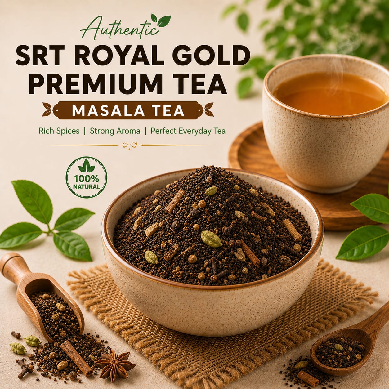 SRT Masala Tea 100g - Image 3